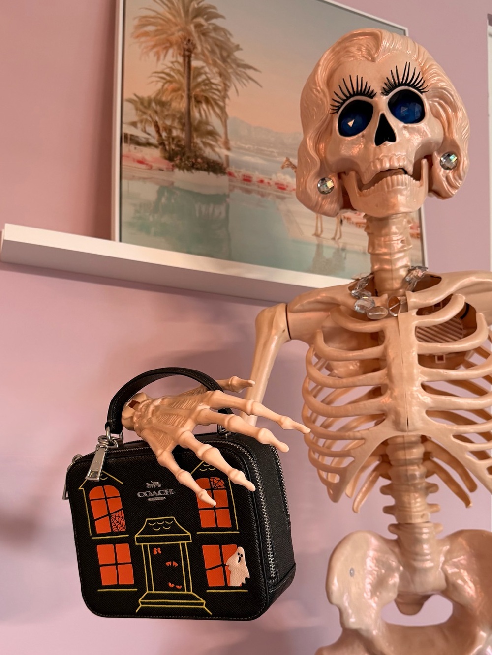 RARE: Coach Halloween Haunted House Bag